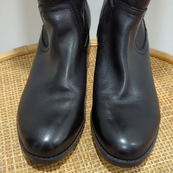 Audrey Brooke Abadore Leather Knee High Riding Boots Black Women's size 9.5 - Picture 4 of 8